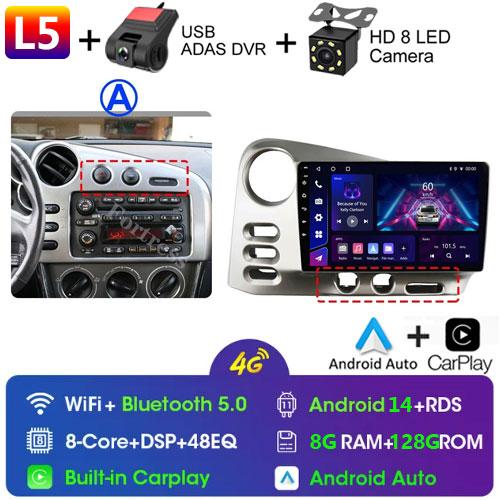 Dla PONTIAC Vibe 2003 - 2004 dla TOYOTA Matrix 2003 - 2008 System Android QLED IPS Ekran Dotykowy GPS Navi Radio Samochodowe Odtwarzacz Multimedialny