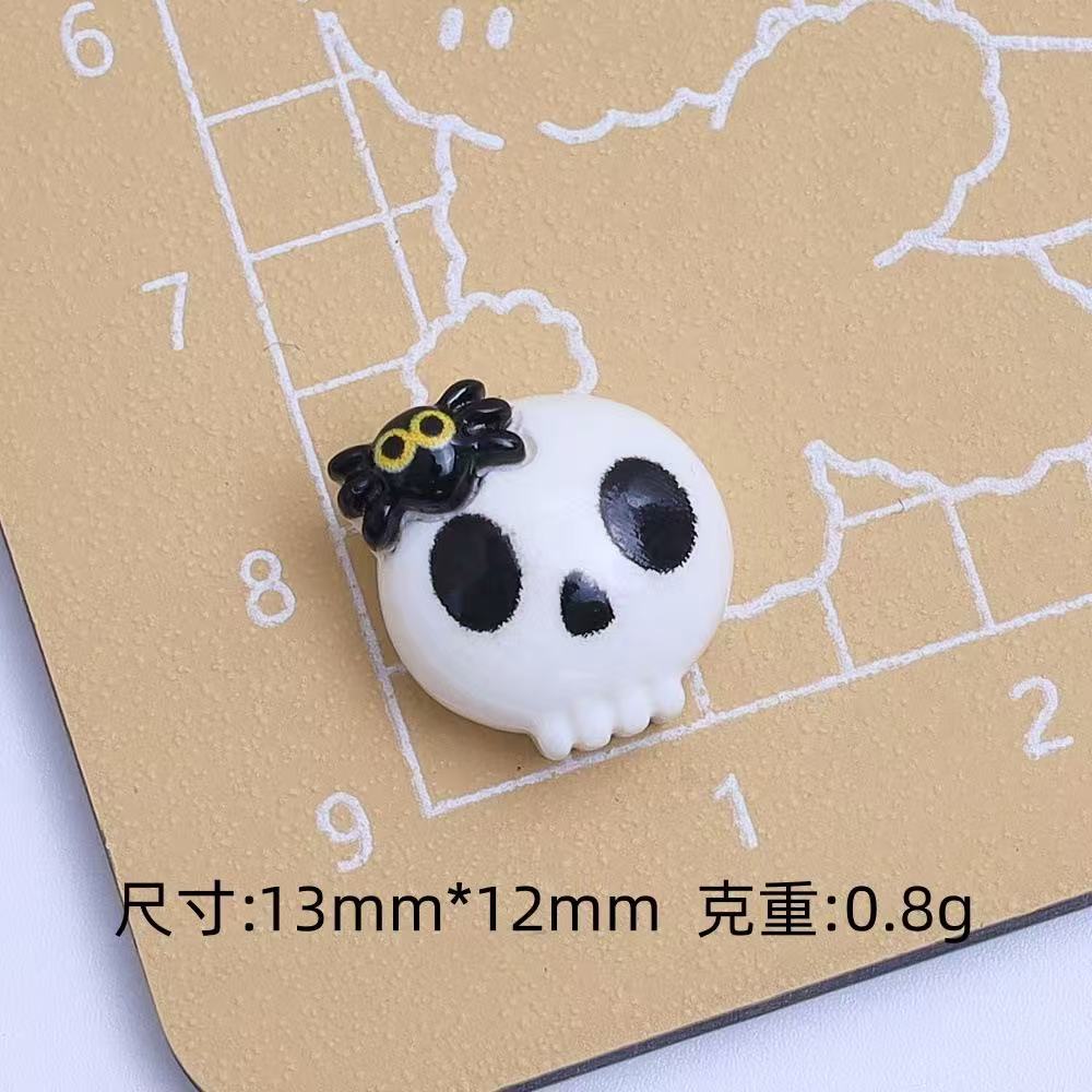 20Pcs New Cute Resin Cartoon Halloween Ghost Series Flat Back Scrapbooking DIY Jewelry Craft Decoration Accessorie