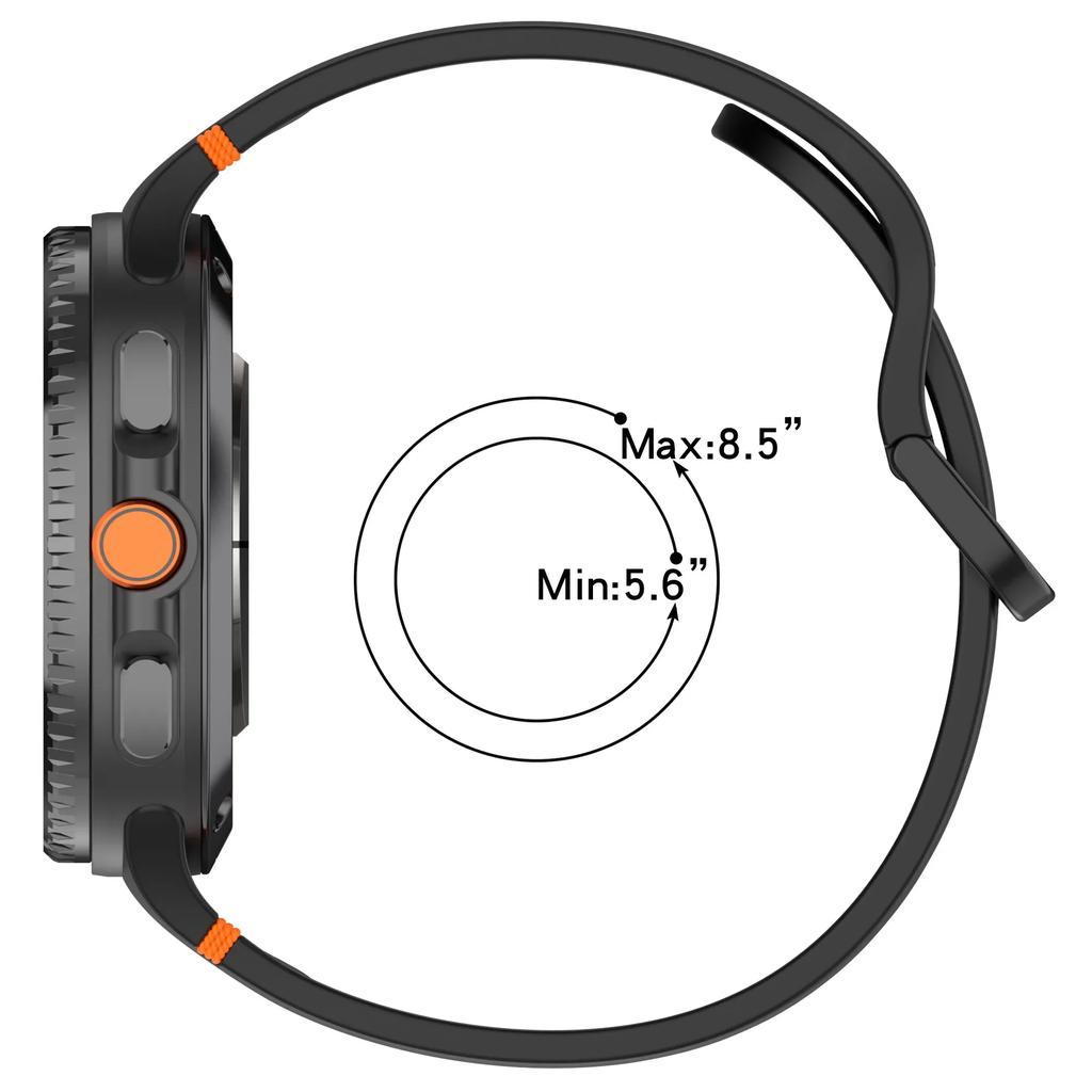 Officiellt Armband För Samsung Galaxy Watch 8 40mm 44mm Watch8 Classic 46mm Silikon Sportarmband Correa Original 1:1 Band utan mellanrum