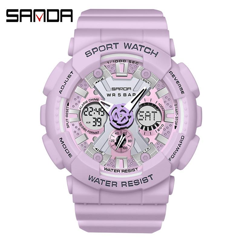 Women Men Watch Sports Dual Display 50M Waterproof Digital Wrist Watch For Male Female Clock relogio feminino High Quality 2025