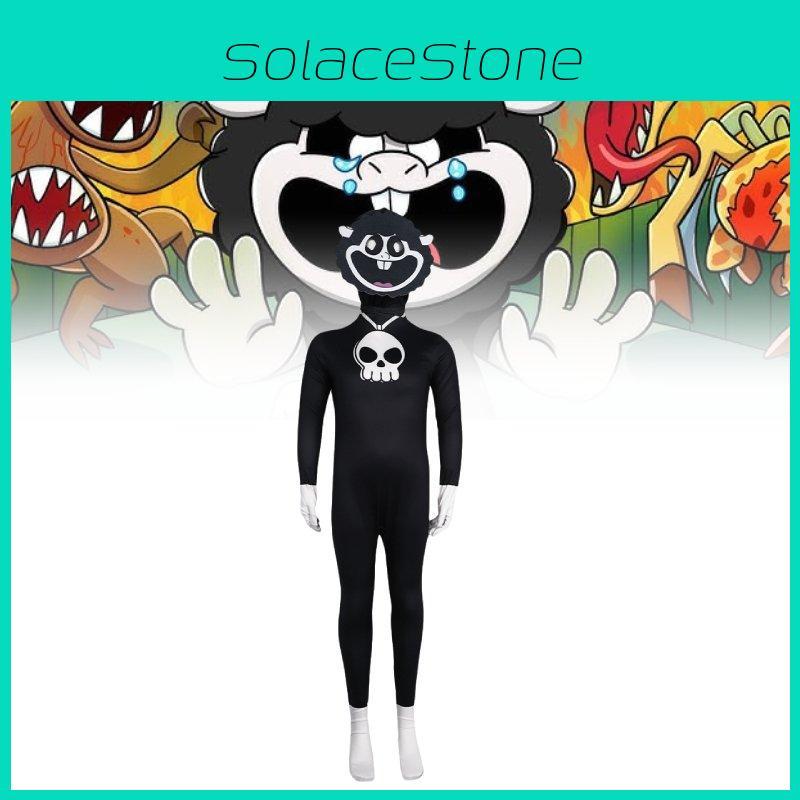 Poppy Playtime Cosplay-Outfit für Kinder mit entzückenden und farbenfrohen Charakteren aus weichem Milchseidenstoff