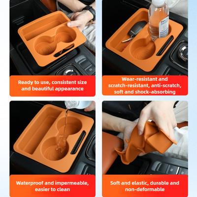 Silicone Armrest Box Protective Pad for HAVAL H9 2024-2025 Car Central Control Sliding Box Modified Auto Accessory