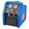 Portable Refrigerant Recovery Machine, 3/4 HP 220V 50Hz Single Cylinder AC Recovery Machine for Liquid Vapor Refrigerant, 1450 RPM Recycling Unit HVAC