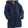 Women's Plus Size Knit Sweater Coat - Mid-Length Autumn/Winter Style
