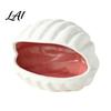 Minimalist Home Decor Ocean Theme Ceramic Jewelry Tray for Vanity Rings Earrings Necklaces Decorative Small Item Organizer Shell/Conch Trinket Dish