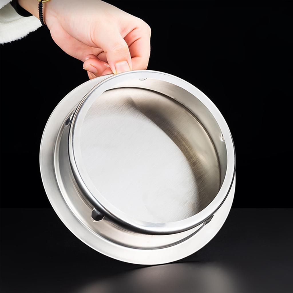 Vielseitige Edelstahl Kaminrohrdichtung 180mm Hauslüftungsabdeckung Sichere Rauchrohr Edelstahlabdeckung Allgemeine Verwendung Kaminabdichtung