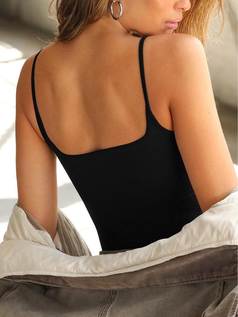 Top Canotta Sottile Estate Seta di Latte Ragazza Sensuale - Abbigliamento Donna Stile Europeo e Americano