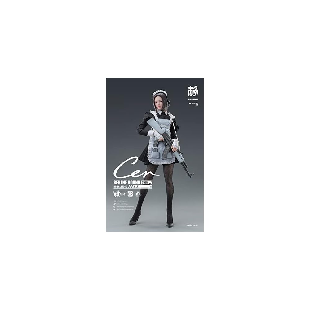 I8TOYS SERENE HOUND Series 501S614 C Cerberus Maid Corps Cell 1/6 Scale PVC & Silicone & Metal Painted Movable Figure
