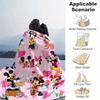 Coperta Mickey & Minnie Morbida, Calda Coperta in Flanella per Divano, Morbido Caldo Copriletto, Idea Regalo Unica.