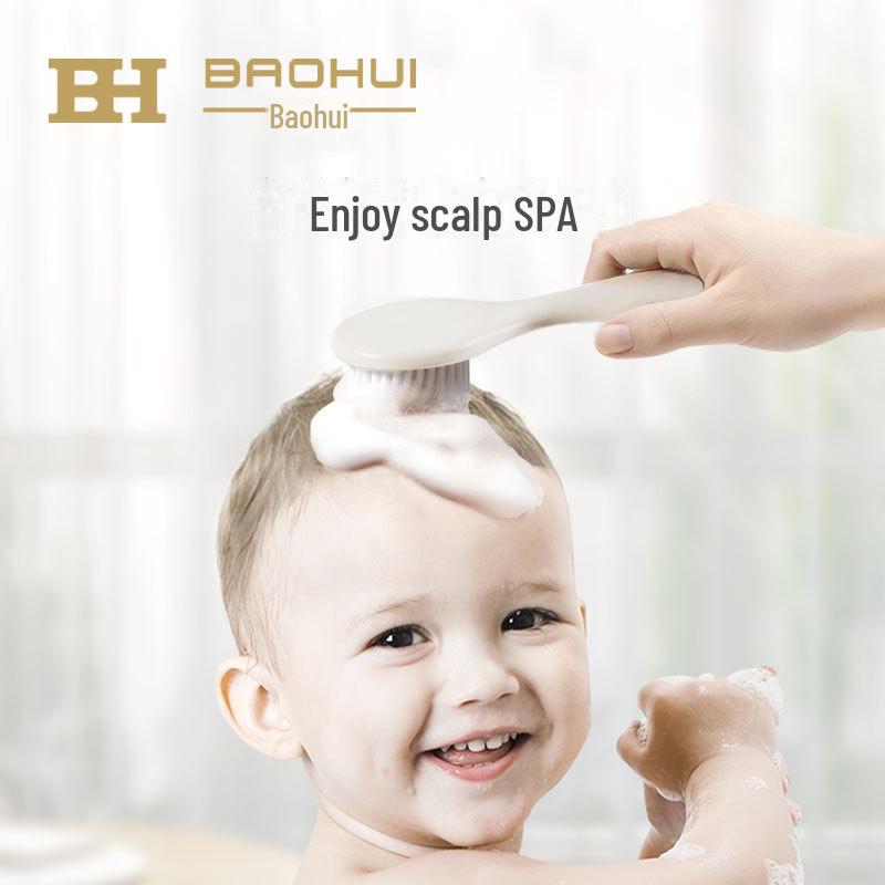 "Newborn Soft Bristle Brush Set: Baby Comb for Dandruff Removal & Head Massage"