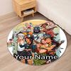 Custom Name Vox Machina Printed Round Rug Carpet Chair Rug Area Rug Entryway Doormats,for Office Chair Living Room Bedroom Kitchen Room.