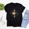 Tričko Mystic Moon and Sun Tričko Mystical Moon Phase Dámske tričká Boho Vintage Moon tričko Duchovné tričko Dámske oblečenie