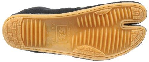 Margo 10067 Festival Tabi Socks, 5-Ply Tabi Socks with Shock Absorbing Heel, Unisex, Black, Size 26.5 Cm