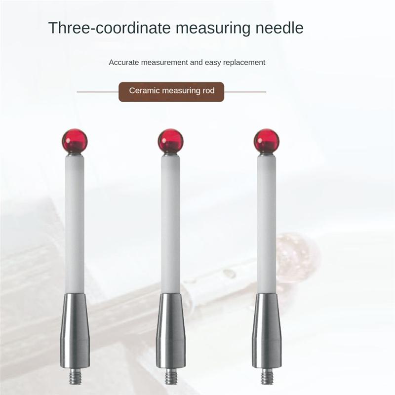 The New 2Pcs CMM Probe Stylus 6Mm Ball Tip CMM Contact Probes Shafts Probe Testing Parts For Renishaw A-5000-3709