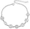 Pulseira de 7 Chakras para Mulheres Moda Exquisita Tornozeleiras de Cura de Aura Joias de Energia para Yoga Presentes de Aniversário Joias Espirituais para Meditação