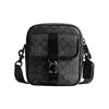 Beck 15 Solid Logo Lock Classic Monogram PVC Mini Shoulder Crossbody Bag Men Bags Charcoal CK969-CHR