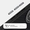 ABEEL For Xiaomi Poco F7 Ultra 5G/Redmi K80 Pro 5G Case Compatible with MagSafe Carbon Fiber Texture Back Cover