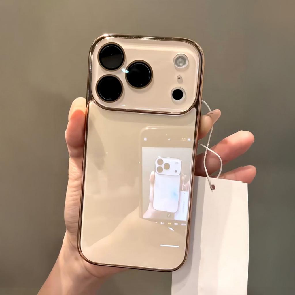 Luxury Tempered Glass Camera Protection Plating Case for iPhone 17 16 15 14 13 12 Pro Max Full Bumper Shockproof Hard Back Cover