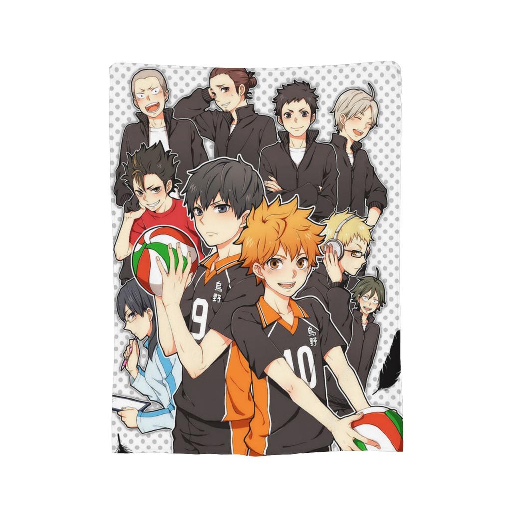 Anime Haikyuu Plush Blankets Miya Atsumu Manga Novelty Throw Blankets for  Sofa Bedding Lounge 150*125cm Quilt,