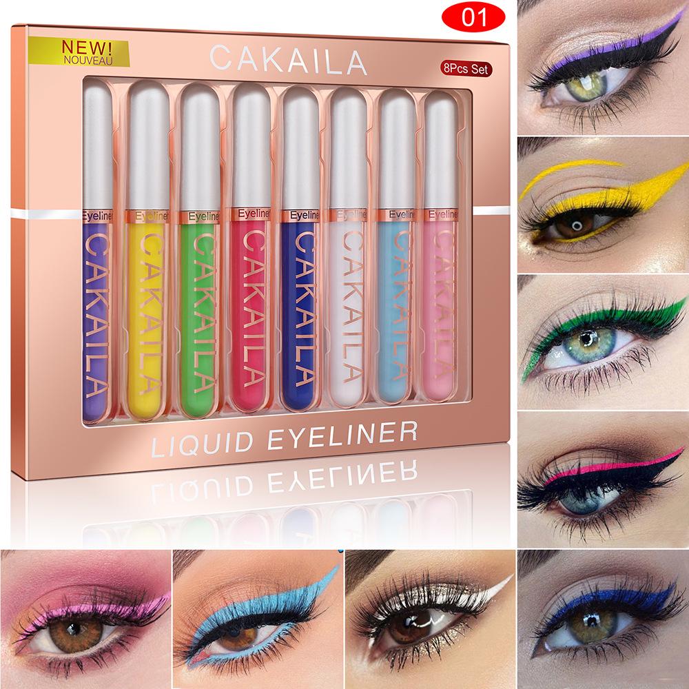 Notice: CAKAILA 8-Color Eyeliner Set - Foreign Trade Only