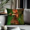 Fashion JJjazmin Beanful Cushion Cover Antidustmite Pillowcase Invisible Zipper Silky Short Plush Sofa Cushion Cover