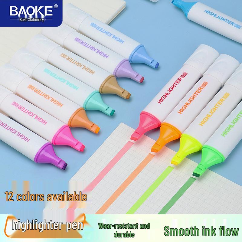 BaoKe MP4918 Augenpflege Fluoreszierender Textmarker für Schüler
