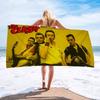 The C-Clash Band Bath Towel Microfiber Soft Water Absorbing Breathable For Girl Kids Decorative Cartoon Beach Towel