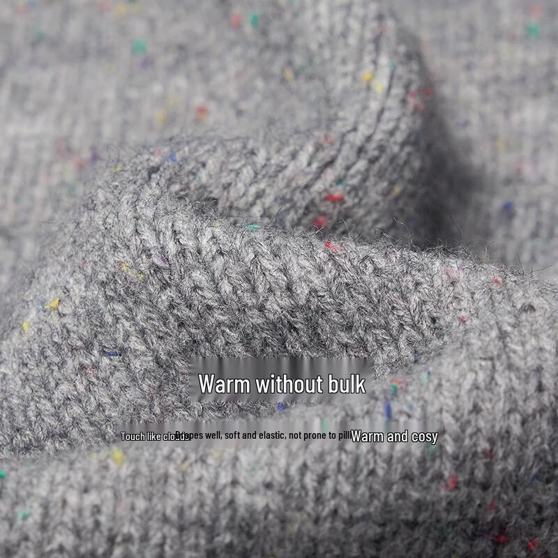 Chuyu Women's Floral Embroidered Loose Knit Sweater