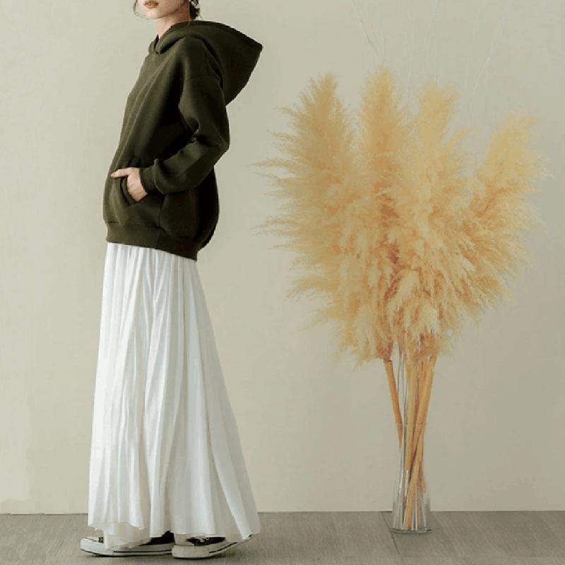 Women's Hooded Sweatshirt Simple Beaded Solid Color Loose Top