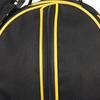 Basketball Bag Oxford Cloth Wear Resistant 1 Shoulder Ball Bag with Mesh Pocket for Outdoor Sports Black