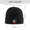 Teplá pletená čepice s potiskem orla Zimní pletená čepice Beanie Čepice typu skullies Beanies Hip Hop čepice pro Unisex