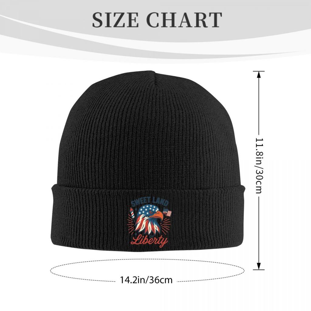 Teplá pletená čepice s potiskem orla Zimní pletená čepice Beanie Čepice typu skullies Beanies Hip Hop čepice pro Unisex