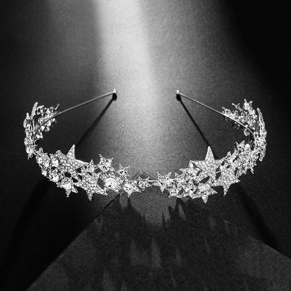 Women's Tiara Hairband Accessory Photo Shoot Cubic Headband