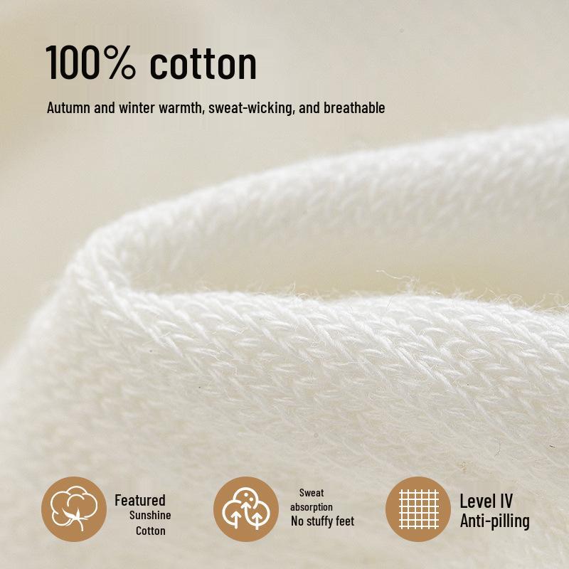 Men's Spring & Autumn Five-Toe Cotton Socks: Antibacterial, Sweat-Absorbing, Split-Toe, Deodorizing, Anti-Friction, All-Cotton, Long.