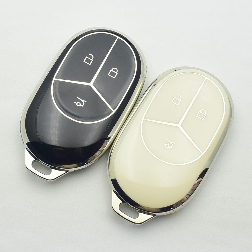 Tpu Car Key Cover Smart Keyless Entry Remote Control Fobs Cases Protector Auto Accessories For Nio Et7 Et5