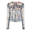 Diesel Womens/Ladies Clauvet Denim Look Slim T-Shirt