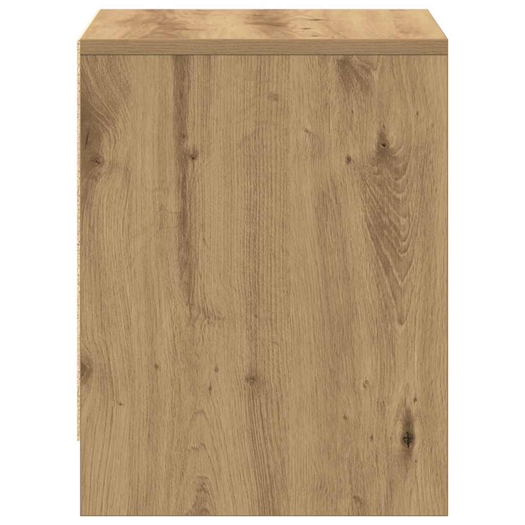 Nightstand Artisan Oak 45 X 34 X 44.5 Cm Engineered Wood