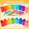Color Mathematical Classification Operation Color Cup Children Puzzle Toy