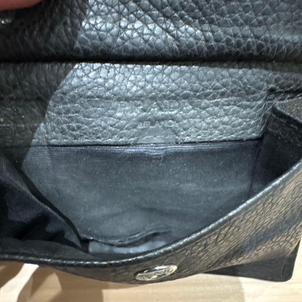 Used PRADA Bi-fold Wallet VITELLO GRAIN 2M0738