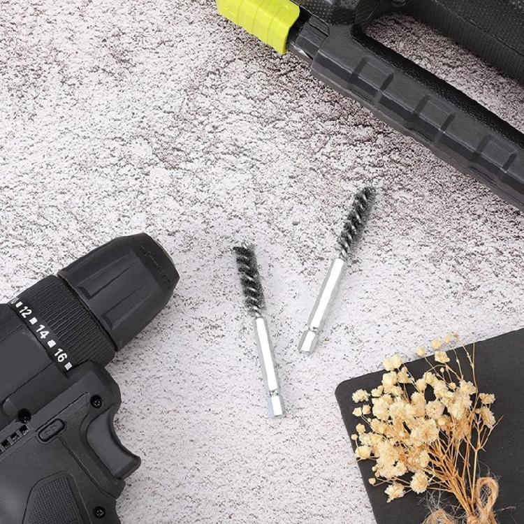 2/4 Pcs Golf Shaft Ferrules Brush  Stainless Steel Bore Brush Wire Brush Golf Club Cleaning Tool