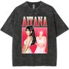 Butterfly Aitana Fashion Graphic Retro Washed Tshirt Men Women Short Sleeve Cotton T Shirts Aesthetic Trend Cotton YK Clothing