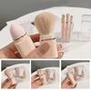 Compact 8 in 1 Eye Makeup Brush Set for Traveler and Beauty Enthusiasts Essential Portable Travel Beauty Tools