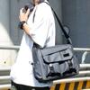 Square Nylon Postman Bag Japanese Style Casual Messenger Bag Single Shoulder Bag  Streetwear