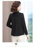 Spring Casual Polo Neck Shirt for Middle-Aged Mothers (40-49)