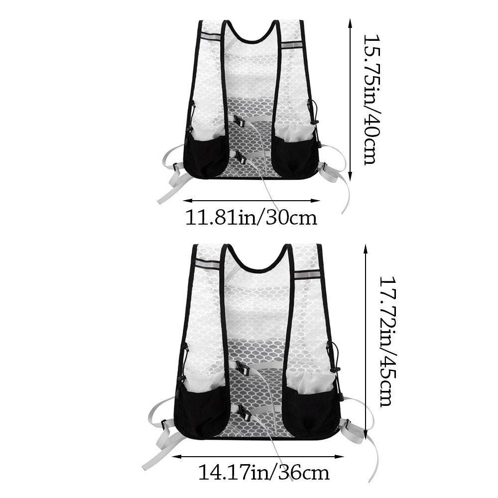 Breathable Running Hydration Vest Lightweight Chest Pack Durable Cycling Vest  Outdoors