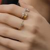 Pandora Synthetic Cubic Zirconia Rings Women's Gold 163554C01