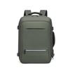 Business Bag Men's PU Large Capacity Waterproof Computer Backpack Multifunctional Student Backpack Trendy Computer Bag