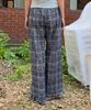 Daiaegeuneol Check Frill Pants (Navy)