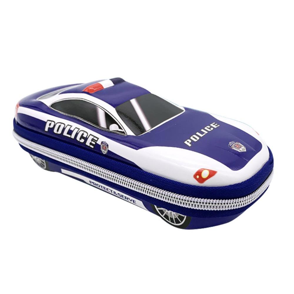 

Cute Design 3D Police Car Pencil Case Dirt-resistant Stationery Storage Box Boys Pencil Box Kids