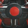 Carbon Fiber Interior Steering Wheel Trim Cover Moldings for Ford Mustang 15-22
